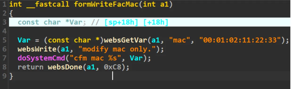 Tenda-FH1201存在命令注入漏洞(CVE-2024-41473)